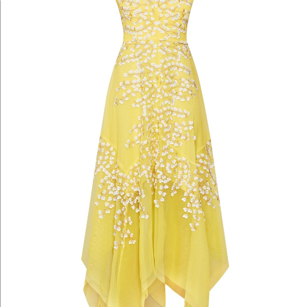 BCBG MaxAzria Floral Appliqué Dress NWT size 4